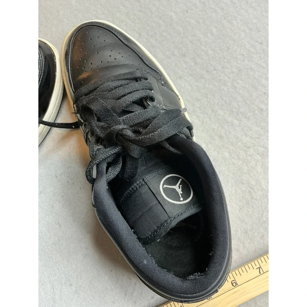 Jordan Air Jordan 1 Low Carbon Fiber All-Star Black‎ White Sneakers Size 8